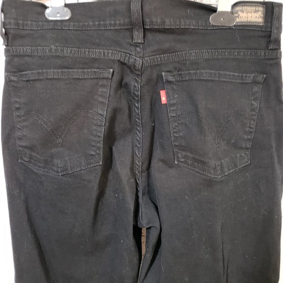Levi's Perfectly Slimming Boot Cut 512 Jeans 16M short inseam 27-in - Picture 4 of 6